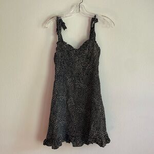 NWOT Ella Blue spotted sun dress